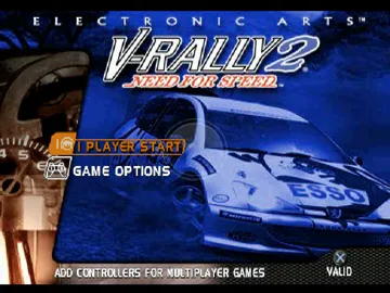 Need for Speed - V-Rally 2 (US) screen shot title